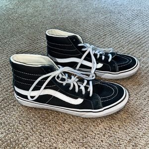 Vans High Top S8-Hi canvas black and white shoes